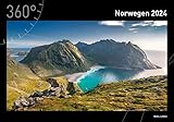 360° Norwegen Premiumkalender 2024 (360° Premiumkalender 2024 (50 x 35 cm))