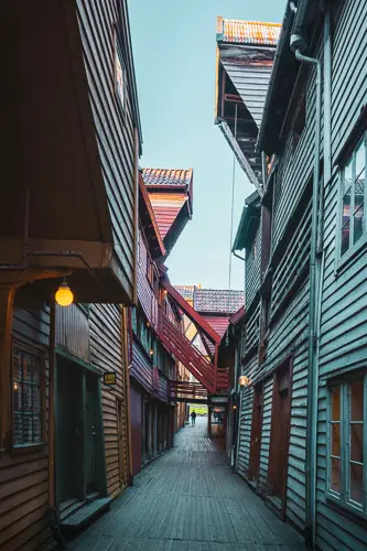 Bergen Hafen Bryggen