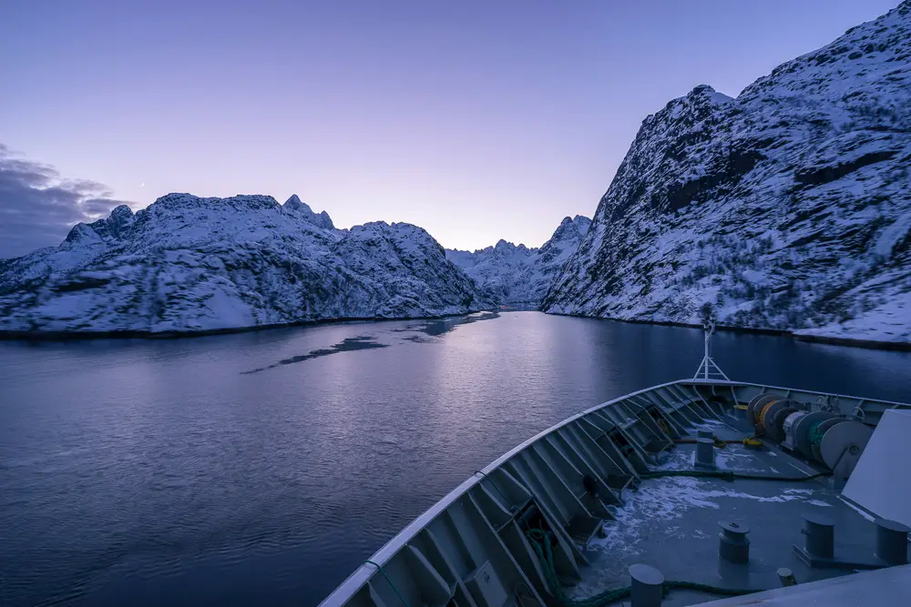Norwegen Fjord Lofoten: Trollfjord